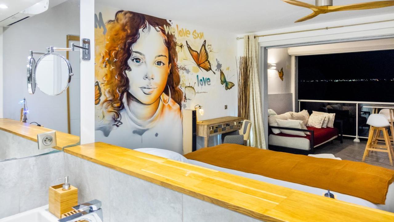 Official Page "Residence Bleu Marine" - Sea View Apartments & Studios - Saint-Martin French Side Grand Case Exterior photo
