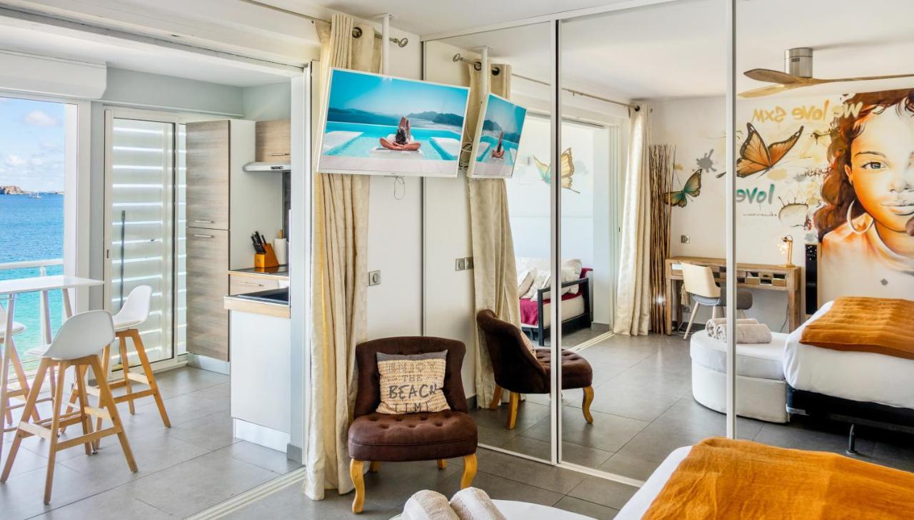 Official Page "Residence Bleu Marine" - Sea View Apartments & Studios - Saint-Martin French Side Grand Case Exterior photo