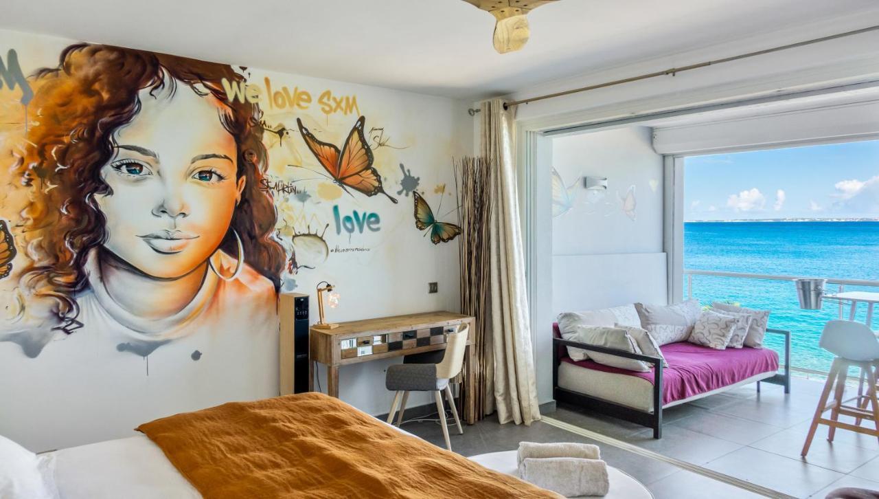 Official Page "Residence Bleu Marine" - Sea View Apartments & Studios - Saint-Martin French Side Grand Case Exterior photo